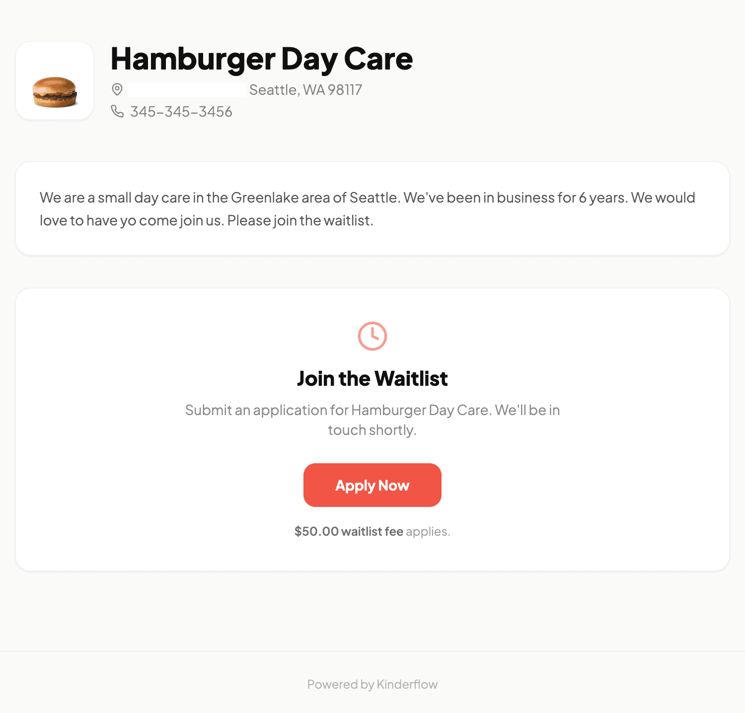 Waitlist Applications screenshot
